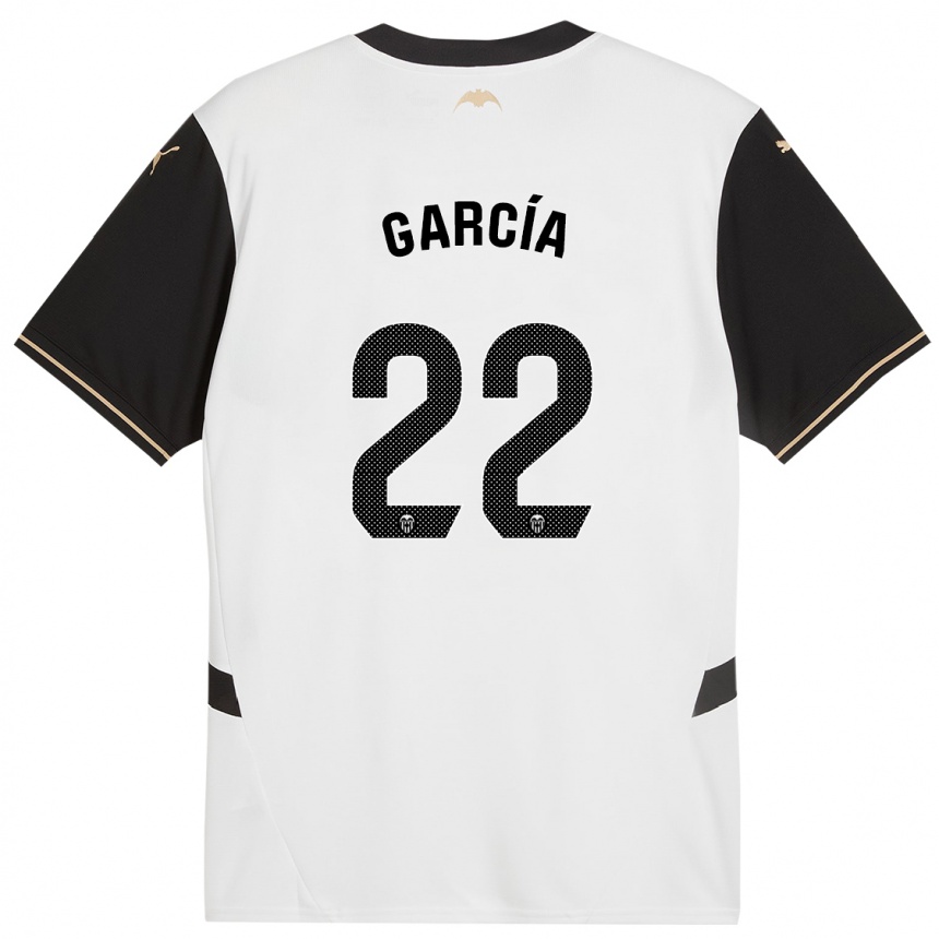 Enfant Football Maillot Azael García #22 Blanc Noir Tenues Domicile 2024/25 Canada