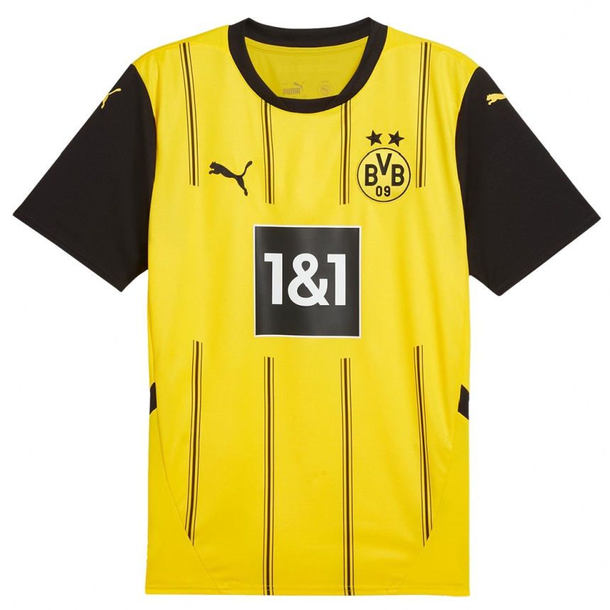 Enfant Football Maillot Daniel Dudek #1 Jaune Noir Tenues Domicile 2024/25 Canada