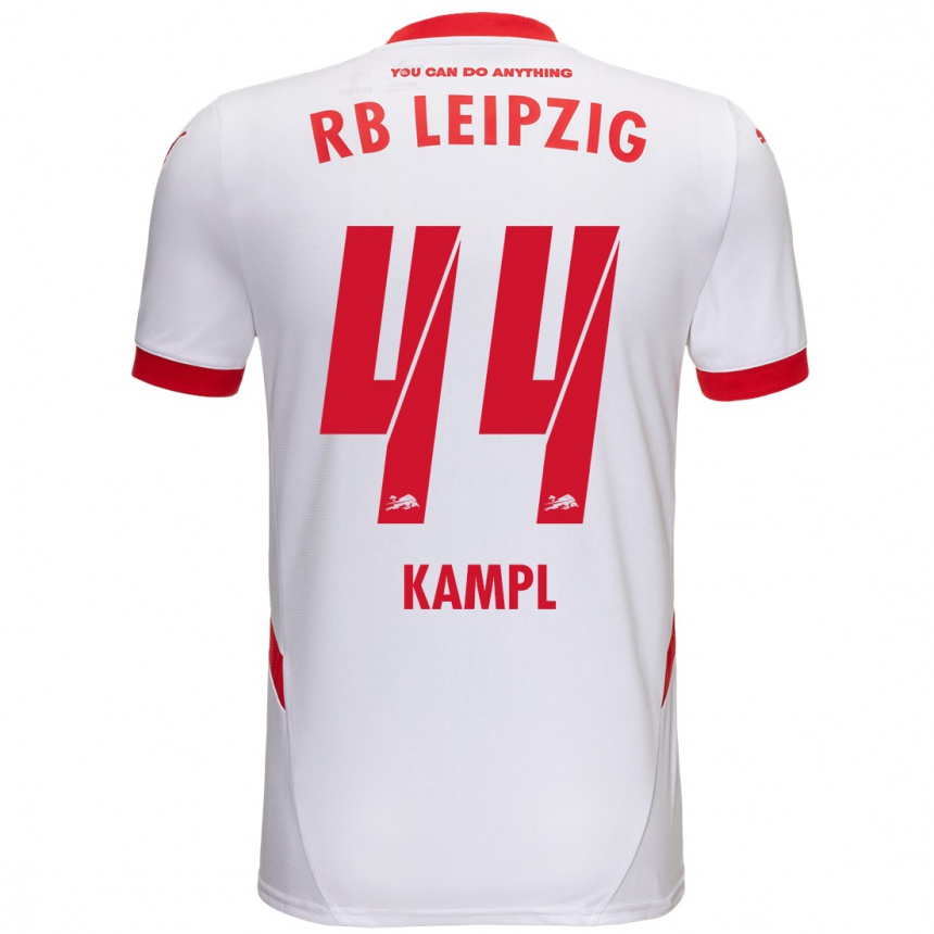 Kids Football Kevin Kampl #44 White Red Home Jersey 2024/25 T-Shirt Canada