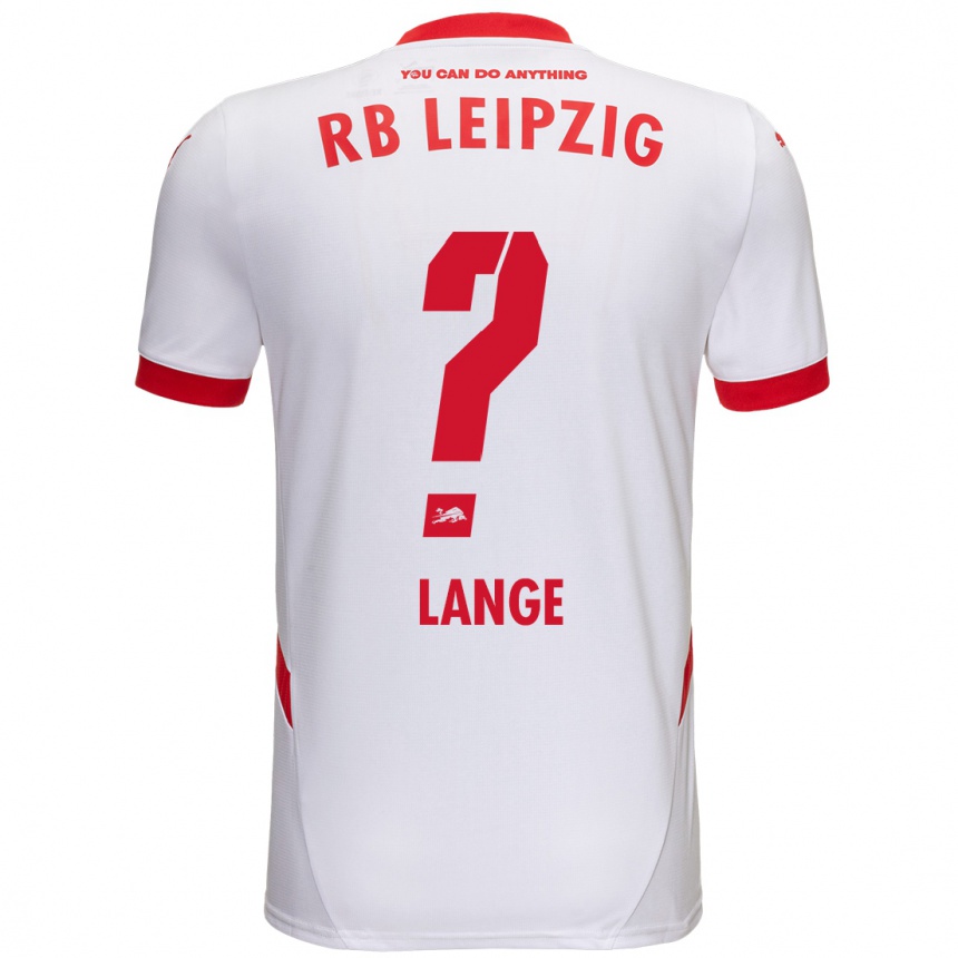 Enfant Football Maillot Oskar Lange #0 Blanc Rouge Tenues Domicile 2024/25 Canada