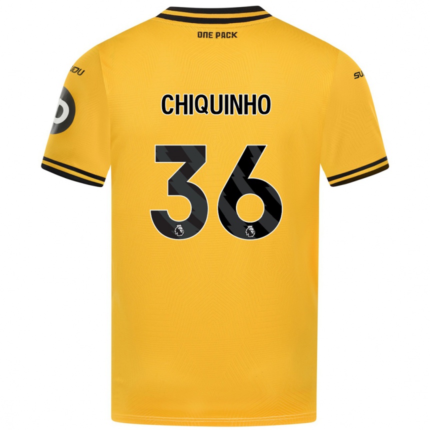 Enfant Football Maillot Chiquinho #36 Jaune Tenues Domicile 2024/25 Canada