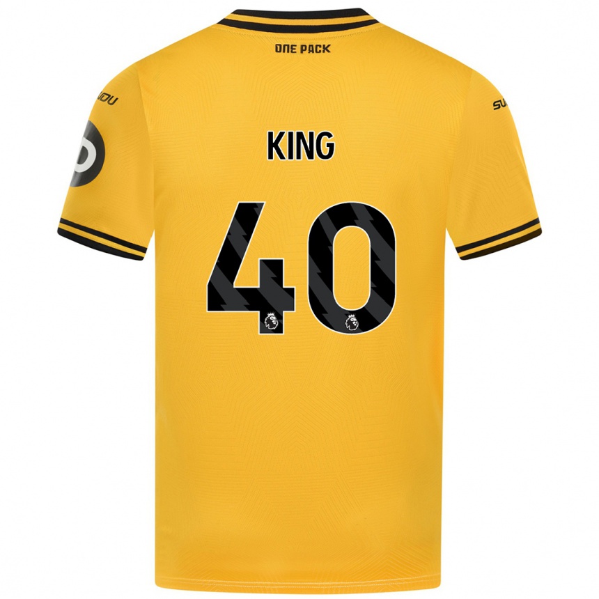 Enfant Football Maillot Tom King #40 Jaune Tenues Domicile 2024/25 Canada