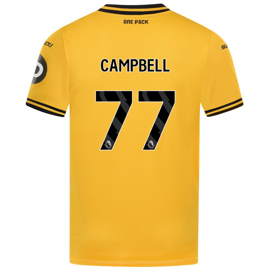 Kids Football Chem Campbell #77 Yellow Home Jersey 2024/25 T-Shirt Canada