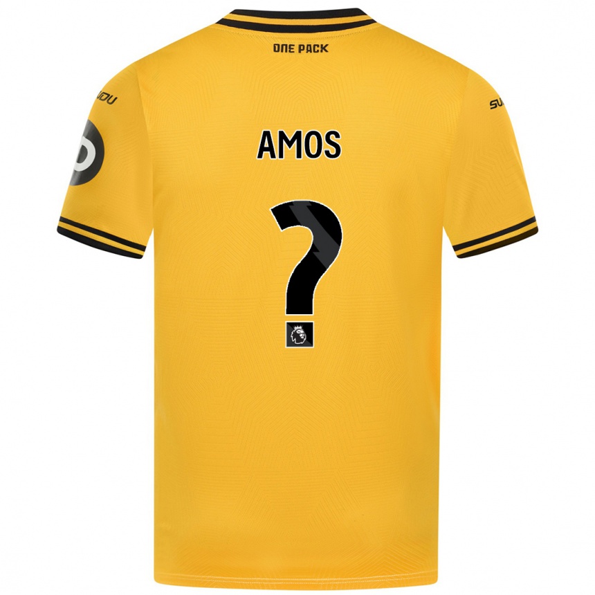 Enfant Football Maillot Stan Amos #0 Jaune Tenues Domicile 2024/25 Canada