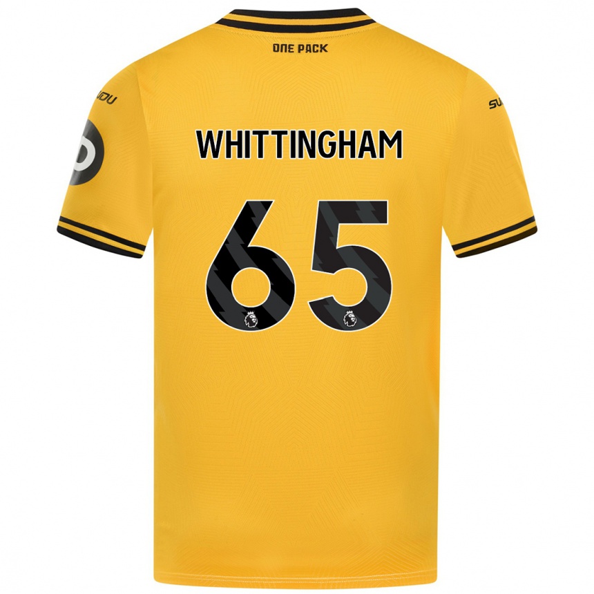 Enfant Football Maillot Matthew Whittingham #65 Jaune Tenues Domicile 2024/25 Canada