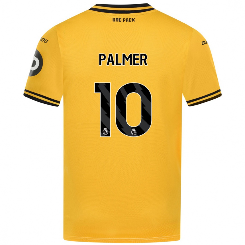 Enfant Football Maillot Jamila Palmer #10 Jaune Tenues Domicile 2024/25 Canada