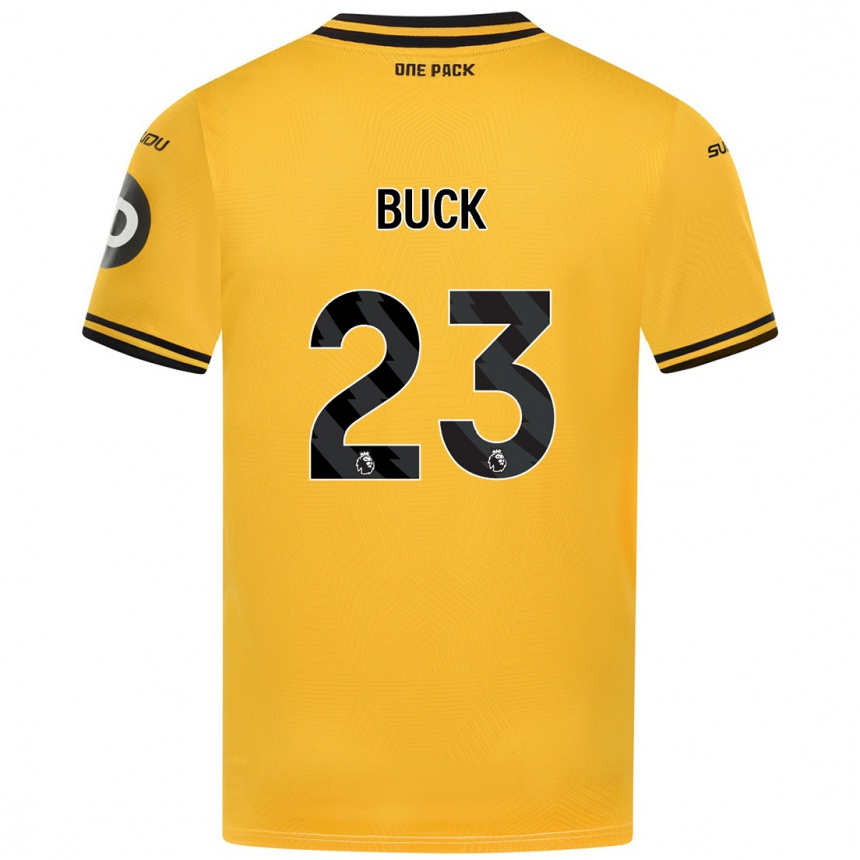 Enfant Football Maillot Alex Buck #23 Jaune Tenues Domicile 2024/25 Canada