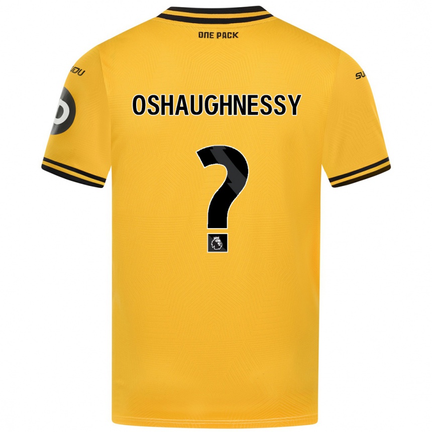 Enfant Football Maillot Joe Oshaughnessy #0 Jaune Tenues Domicile 2024/25 Canada