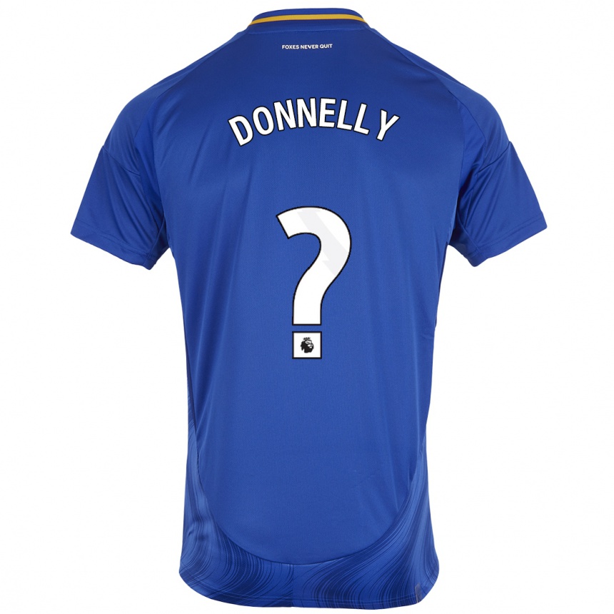 Kids Football Ryan Donnelly #0 Blue White Home Jersey 2024/25 T-Shirt Canada