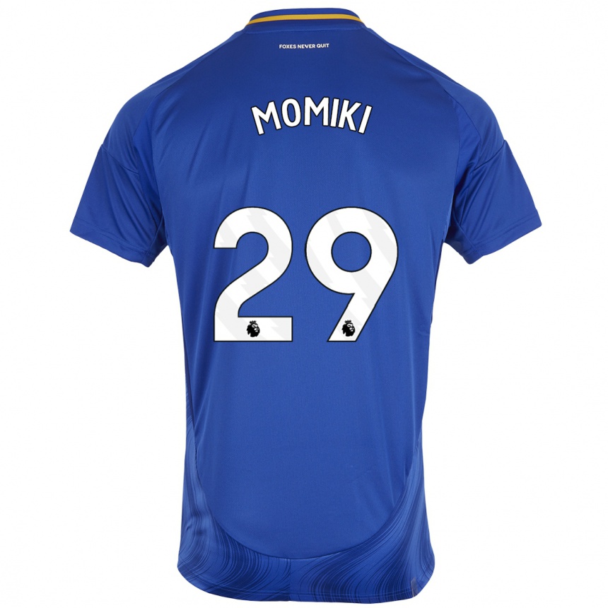 Enfant Football Maillot Yuka Momiki #29 Bleu Blanc Tenues Domicile 2024/25 Canada