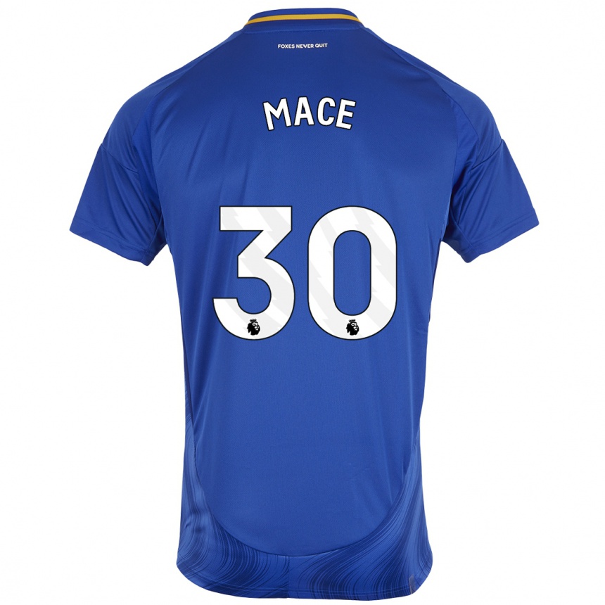 Kids Football Ruby Mace #30 Blue White Home Jersey 2024/25 T-Shirt Canada