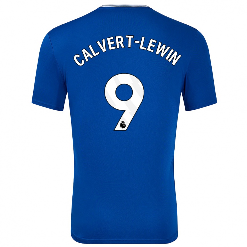 Enfant Football Maillot Dominic Calvert-Lewin #9 Bleu Avec Tenues Domicile 2024/25 Canada