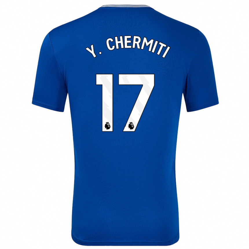 Enfant Football Maillot Chermiti #17 Bleu Avec Tenues Domicile 2024/25 Canada