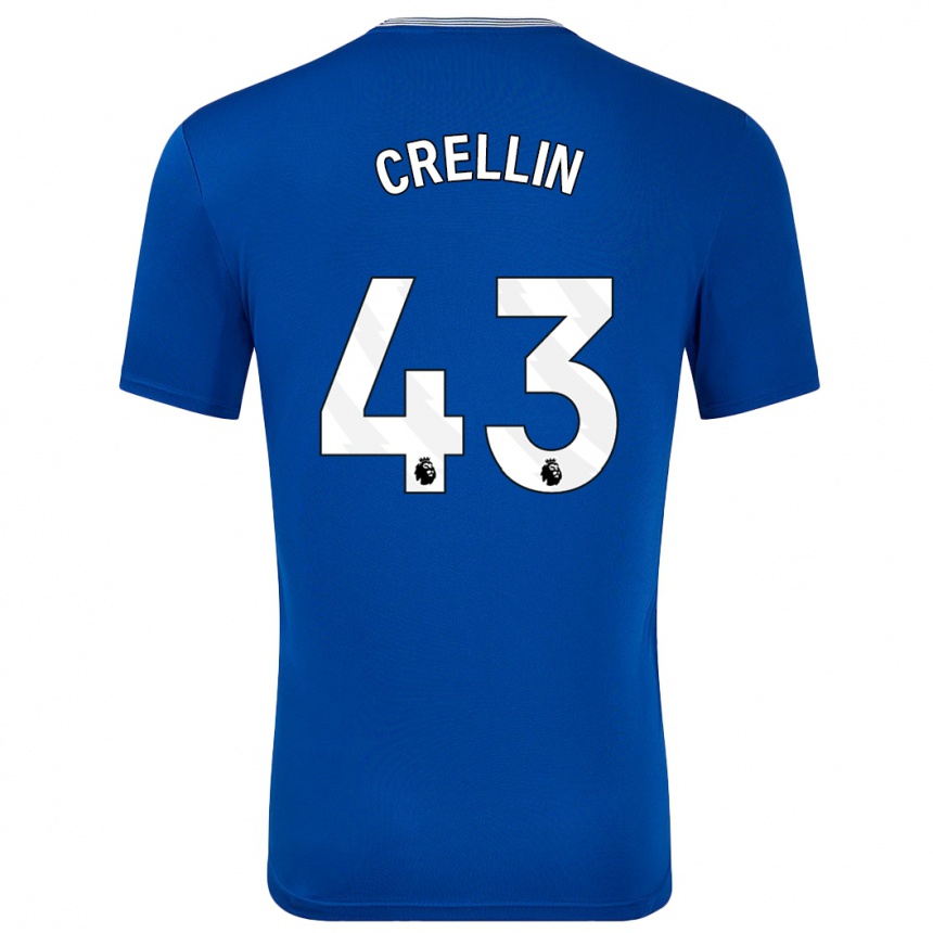 Enfant Football Maillot Billy Crellin #43 Bleu Avec Tenues Domicile 2024/25 Canada