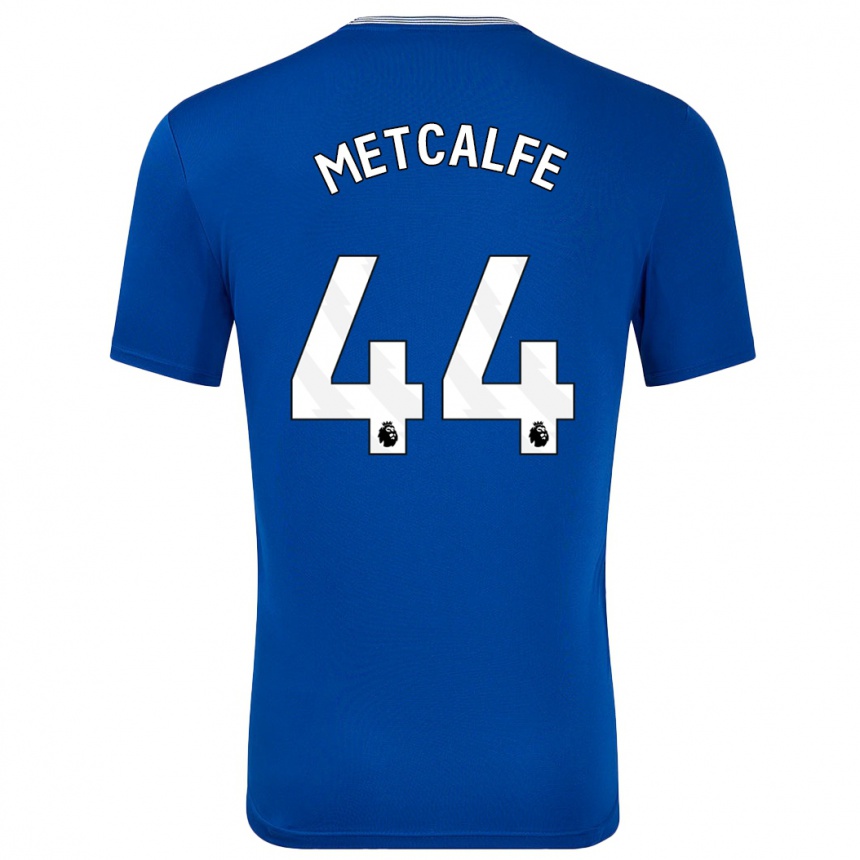 Kids Football Jenson Metcalfe #44 Blue With Home Jersey 2024/25 T-Shirt Canada