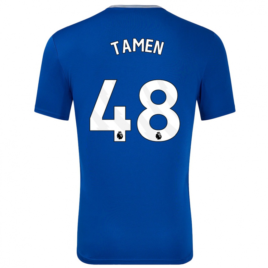 Enfant Football Maillot William Tamen #48 Bleu Avec Tenues Domicile 2024/25 Canada