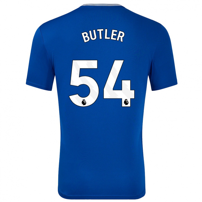 Enfant Football Maillot Jack Butler #54 Bleu Avec Tenues Domicile 2024/25 Canada