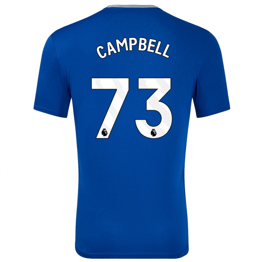 Enfant Football Maillot Elijah Campbell #73 Bleu Avec Tenues Domicile 2024/25 Canada