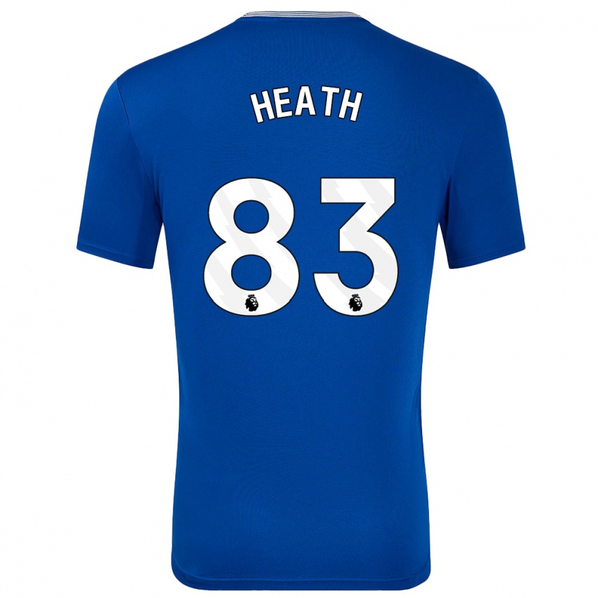 Enfant Football Maillot Isaac Heath #83 Bleu Avec Tenues Domicile 2024/25 Canada