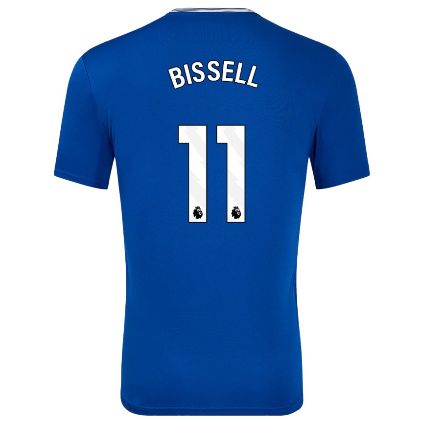 Kids Football Emma Bissell #11 Blue With Home Jersey 2024/25 T-Shirt Canada