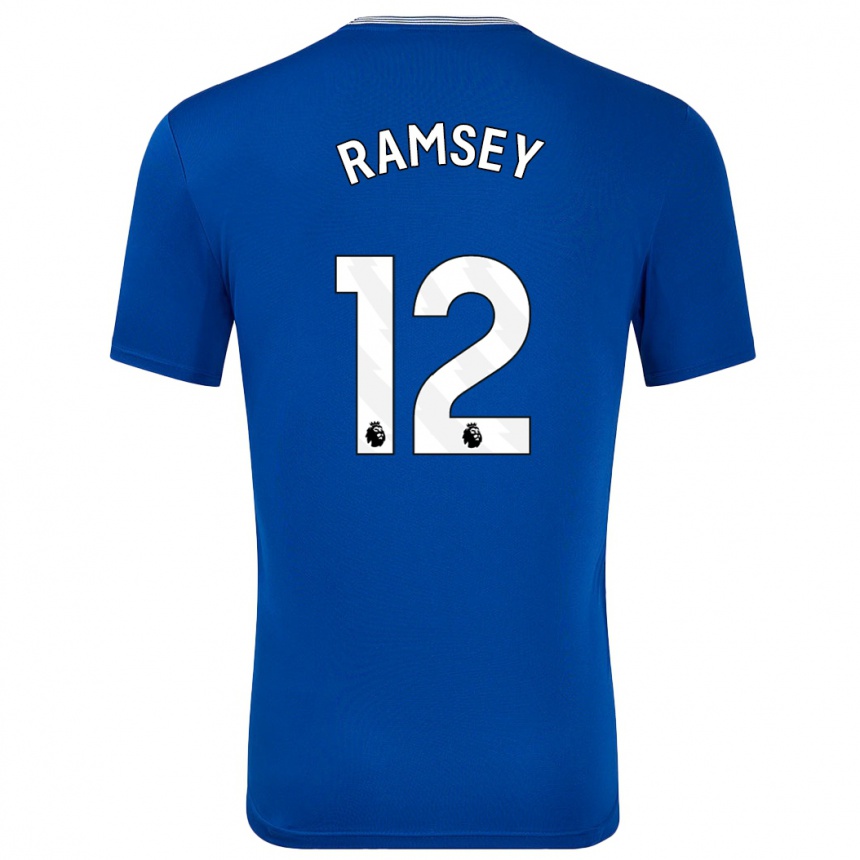 Enfant Football Maillot Emily Ramsey #12 Bleu Avec Tenues Domicile 2024/25 Canada