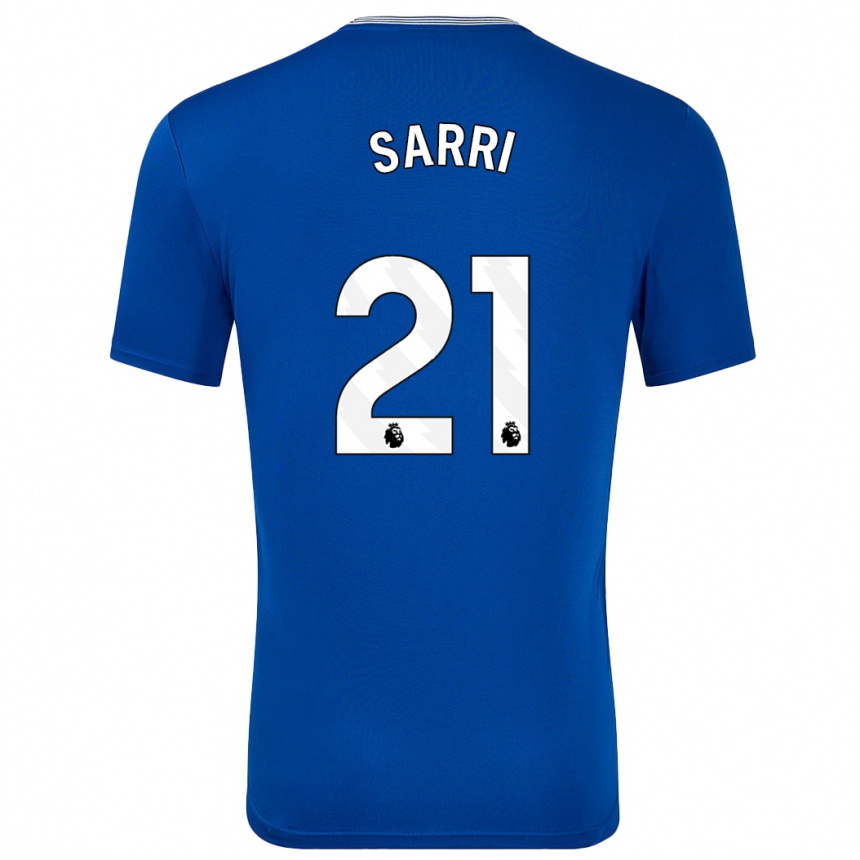 Kids Football Veatriki Sarri #21 Blue With Home Jersey 2024/25 T-Shirt Canada