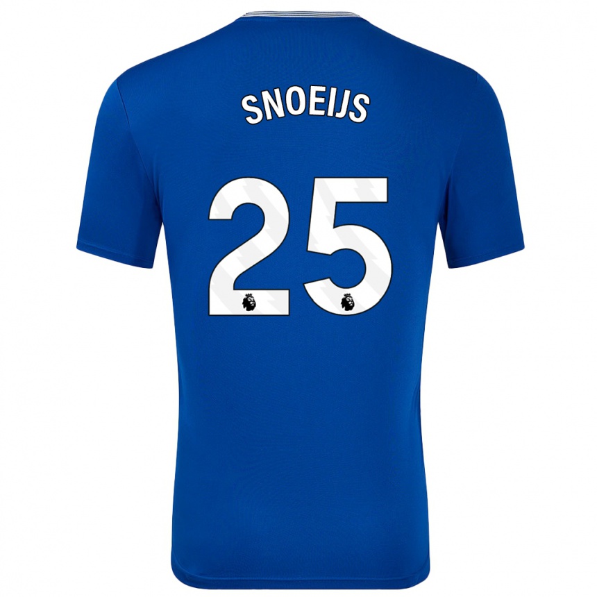 Enfant Football Maillot Katja Snoeijs #25 Bleu Avec Tenues Domicile 2024/25 Canada