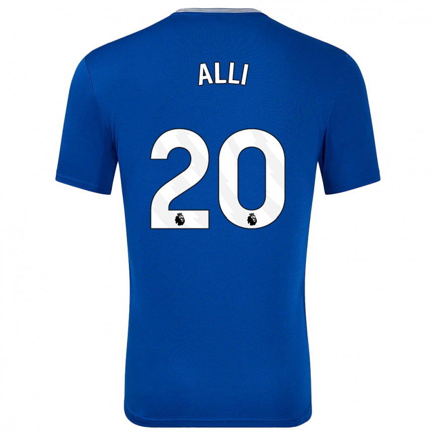 Enfant Football Maillot Dele Alli #20 Bleu Avec Tenues Domicile 2024/25 Canada