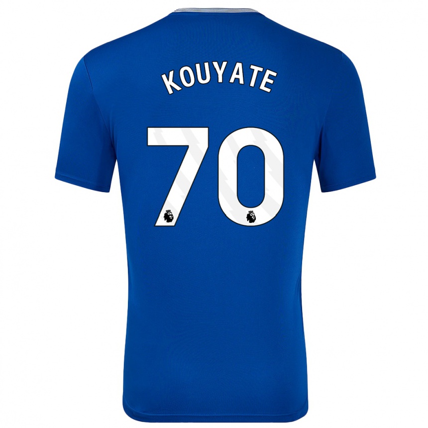 Kids Football Katia Kouyate #70 Blue With Home Jersey 2024/25 T-Shirt Canada