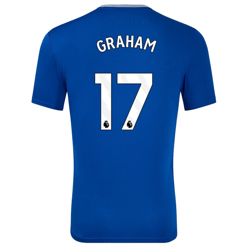 Enfant Football Maillot Lucy Graham #17 Bleu Avec Tenues Domicile 2024/25 Canada