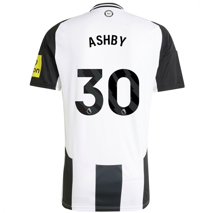 Enfant Football Maillot Harrison Ashby #30 Blanc Noir Tenues Domicile 2024/25 Canada