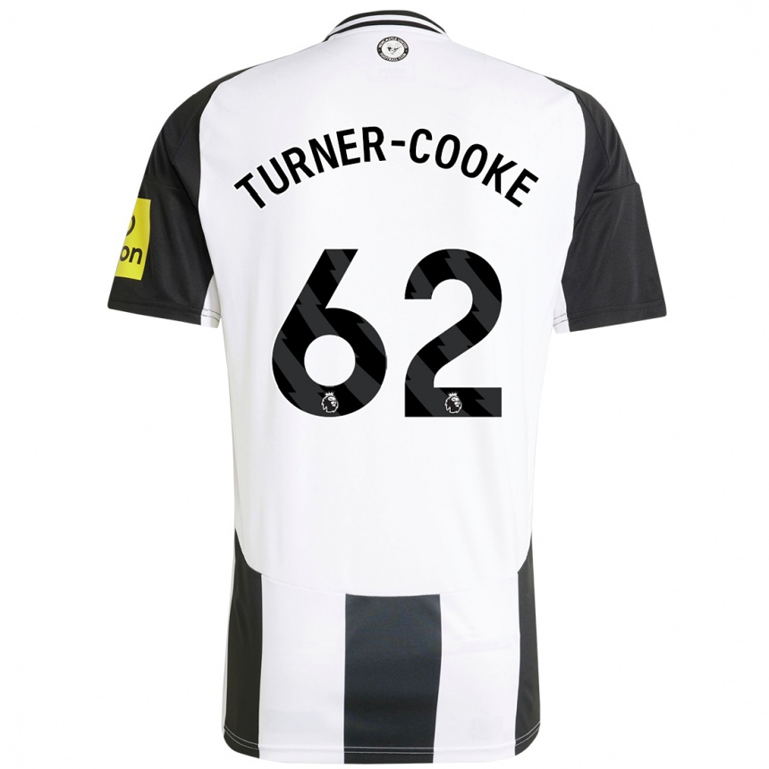 Enfant Football Maillot Jay Turner-Cooke #62 Blanc Noir Tenues Domicile 2024/25 Canada