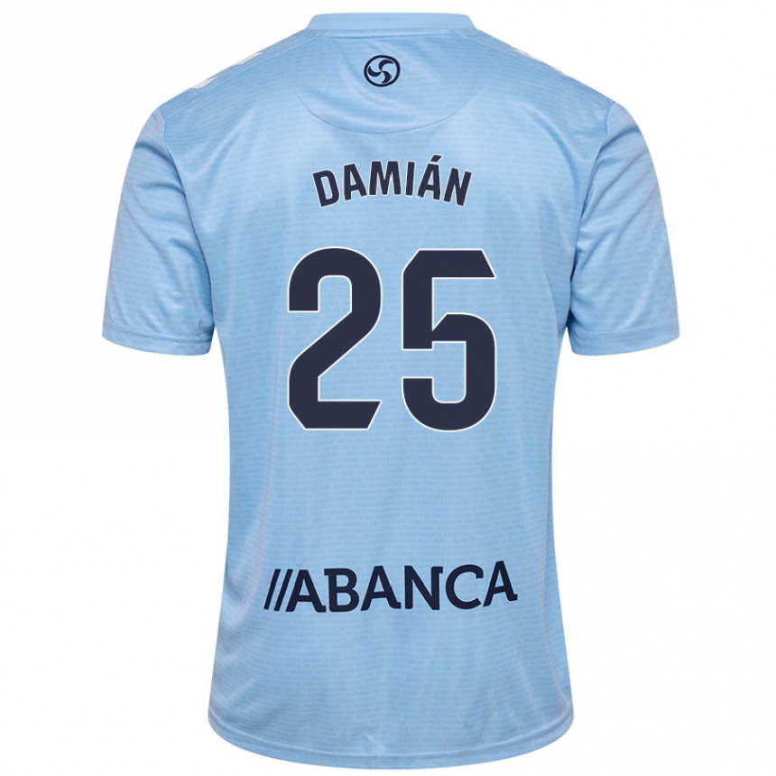 Enfant Football Maillot Damián Rodríguez #25 Bleu Ciel Tenues Domicile 2024/25 Canada