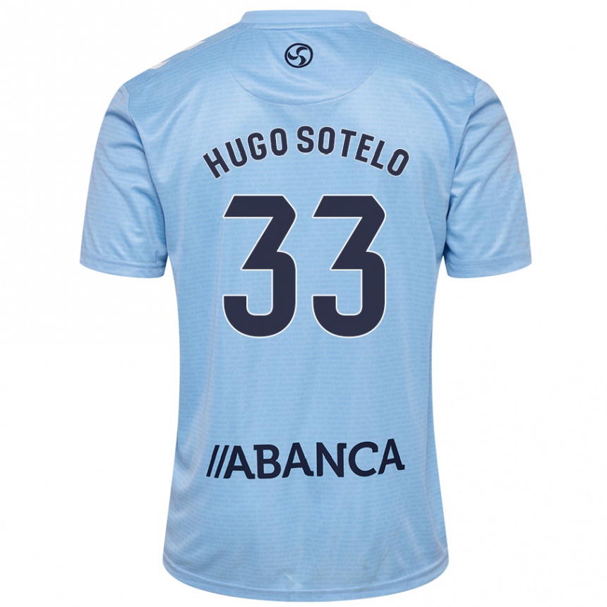 Enfant Football Maillot Hugo Sotelo #33 Bleu Ciel Tenues Domicile 2024/25 Canada