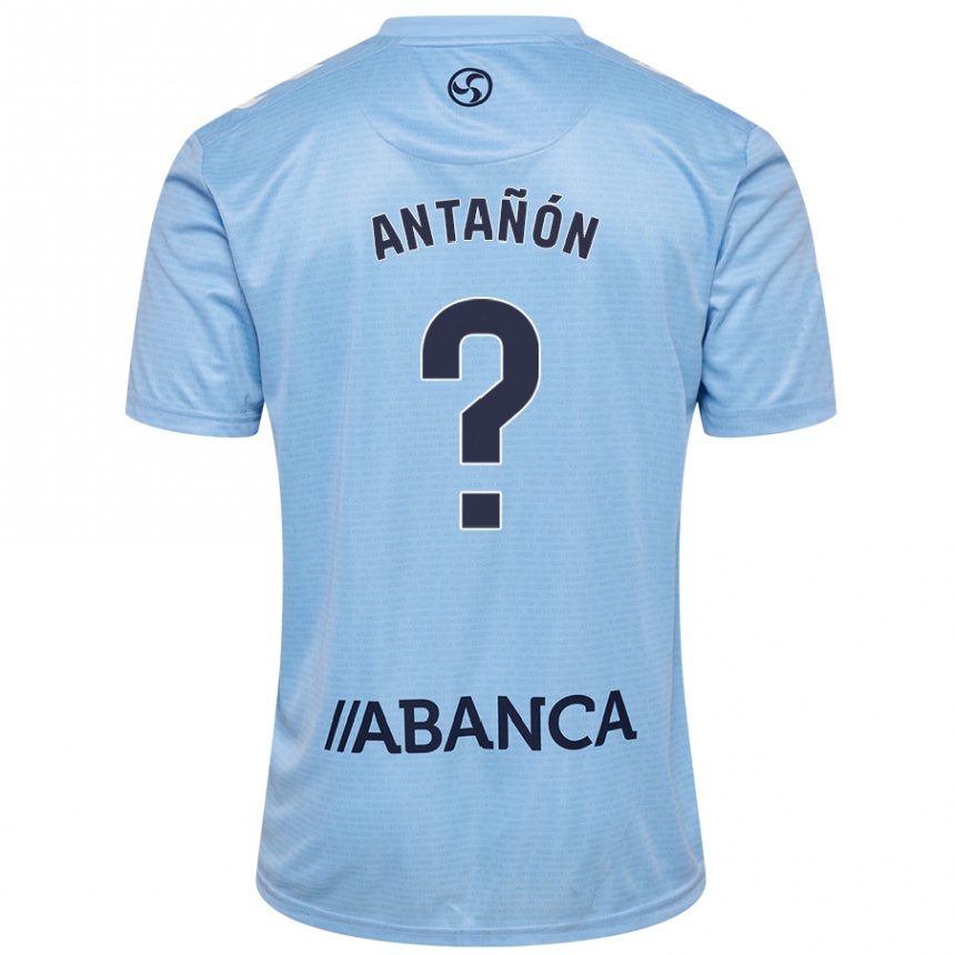 Kids Football Andrés Antañón #0 Sky Blue Home Jersey 2024/25 T-Shirt Canada