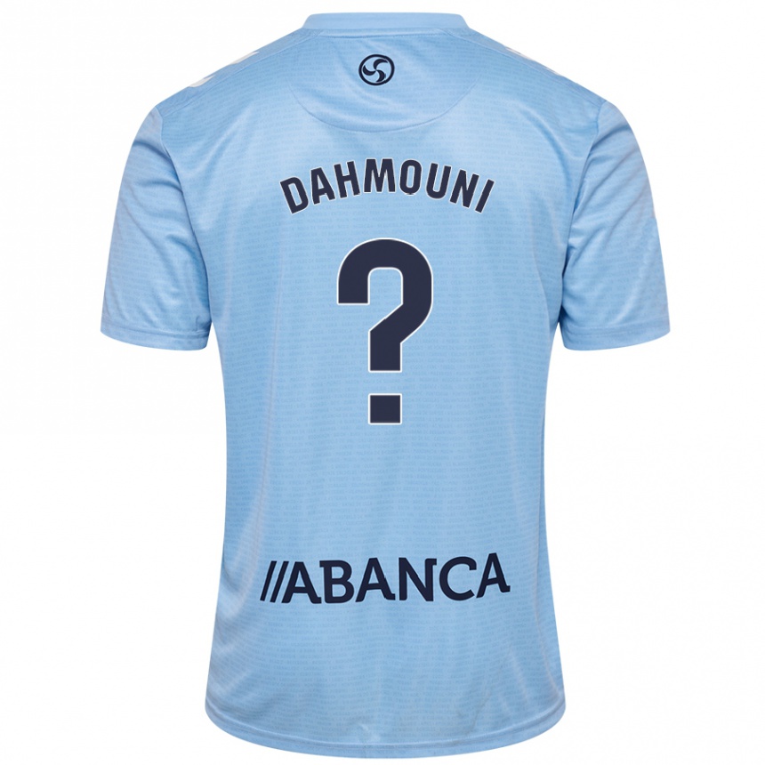 Enfant Football Maillot Moha Dahmouni #0 Bleu Ciel Tenues Domicile 2024/25 Canada