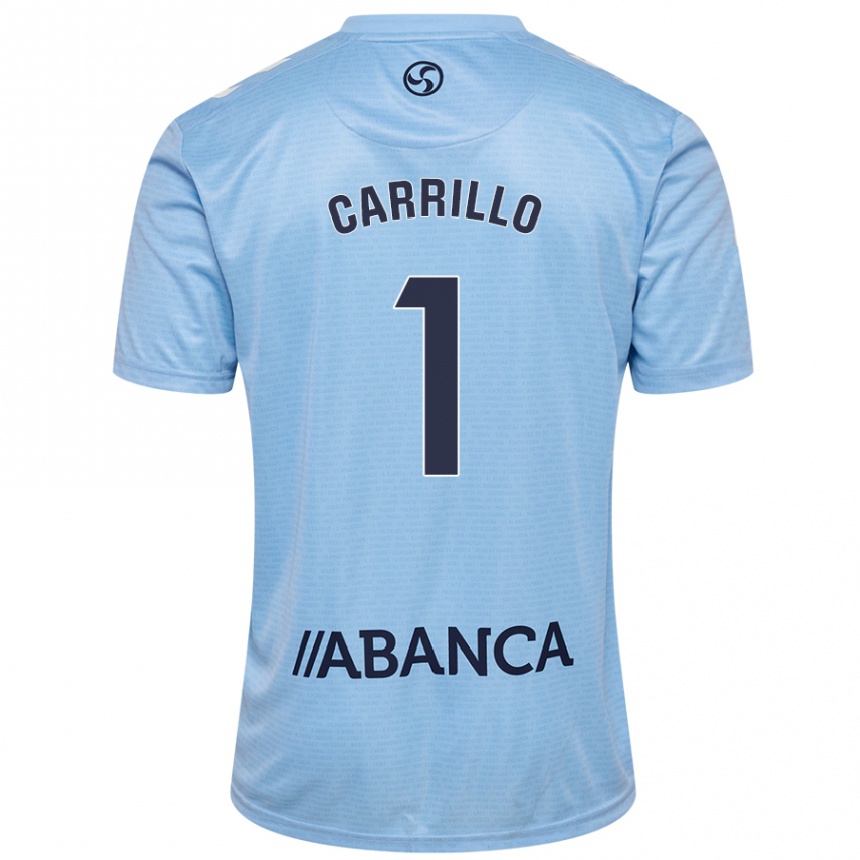 Kids Football Coke Carrillo #1 Sky Blue Home Jersey 2024/25 T-Shirt Canada