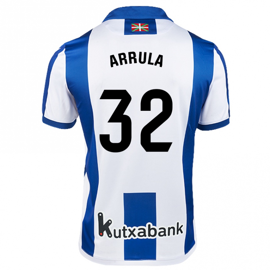 Enfant Football Maillot Julia Arrula #32 Blanc Bleu Tenues Domicile 2024/25 Canada