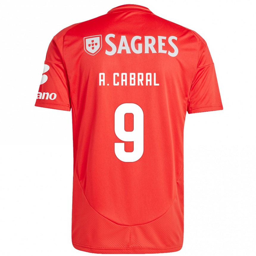 Enfant Football Maillot Arthur Cabral #9 Rouge Blanc Tenues Domicile 2024/25 Canada