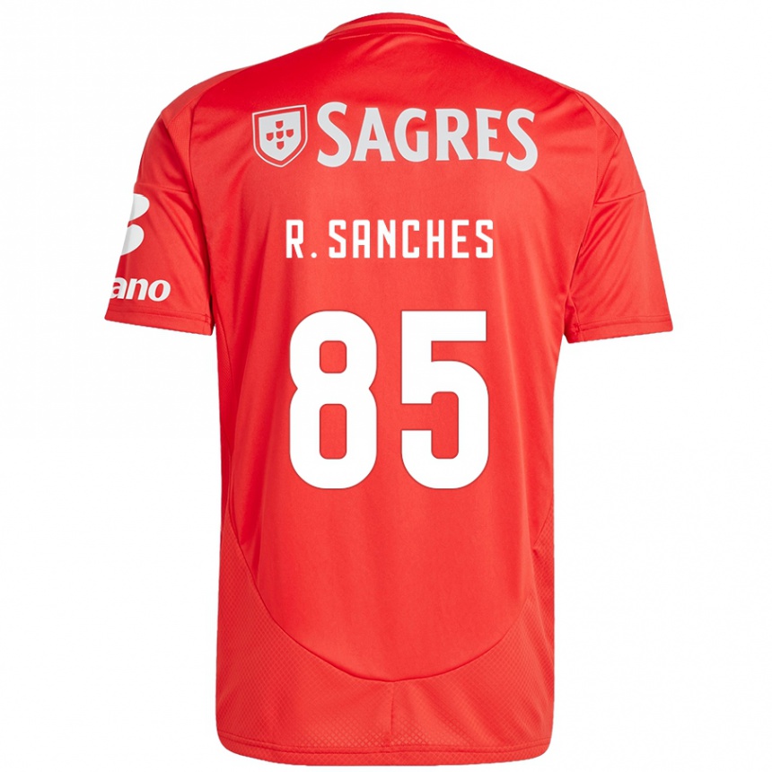 Enfant Football Maillot Renato Sanches #85 Rouge Blanc Tenues Domicile 2024/25 Canada