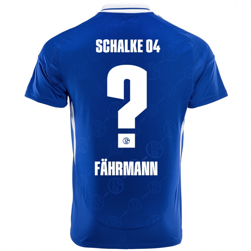 Kids Football Ralf Fährmann #0 Royal Blue Home Jersey 2024/25 T-Shirt Canada