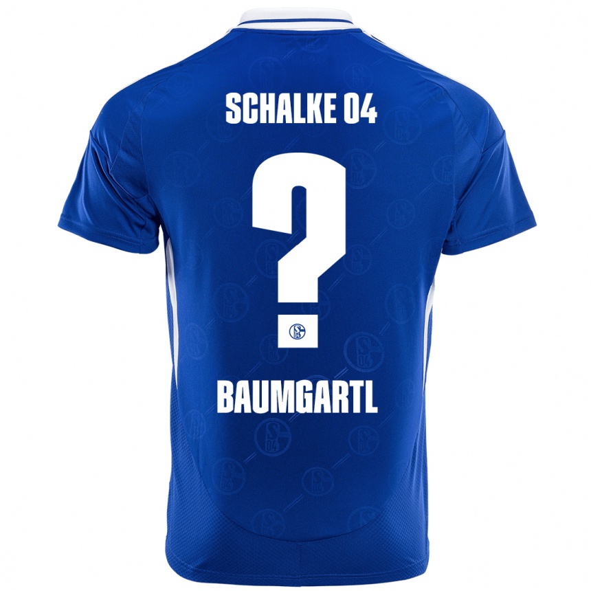 Kids Football Timo Baumgartl #0 Royal Blue Home Jersey 2024/25 T-Shirt Canada