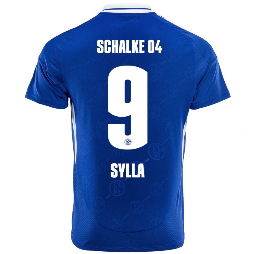 Kids Football Moussa Sylla #9 Royal Blue Home Jersey 2024/25 T-Shirt Canada