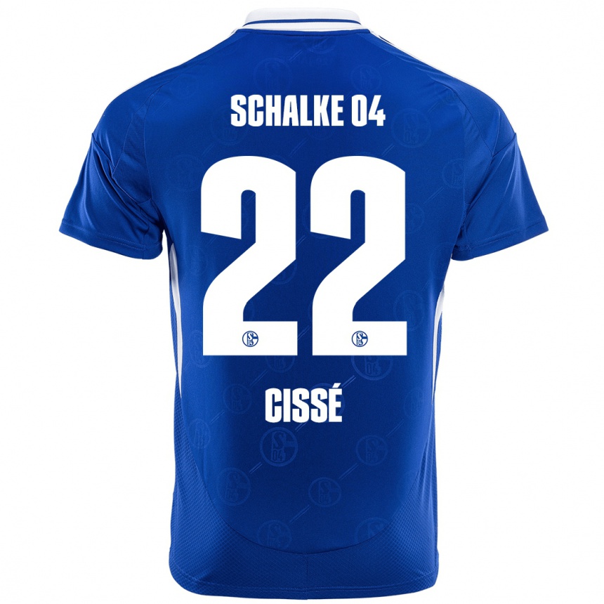 Kids Football Ibrahima Cissé #22 Royal Blue Home Jersey 2024/25 T-Shirt Canada