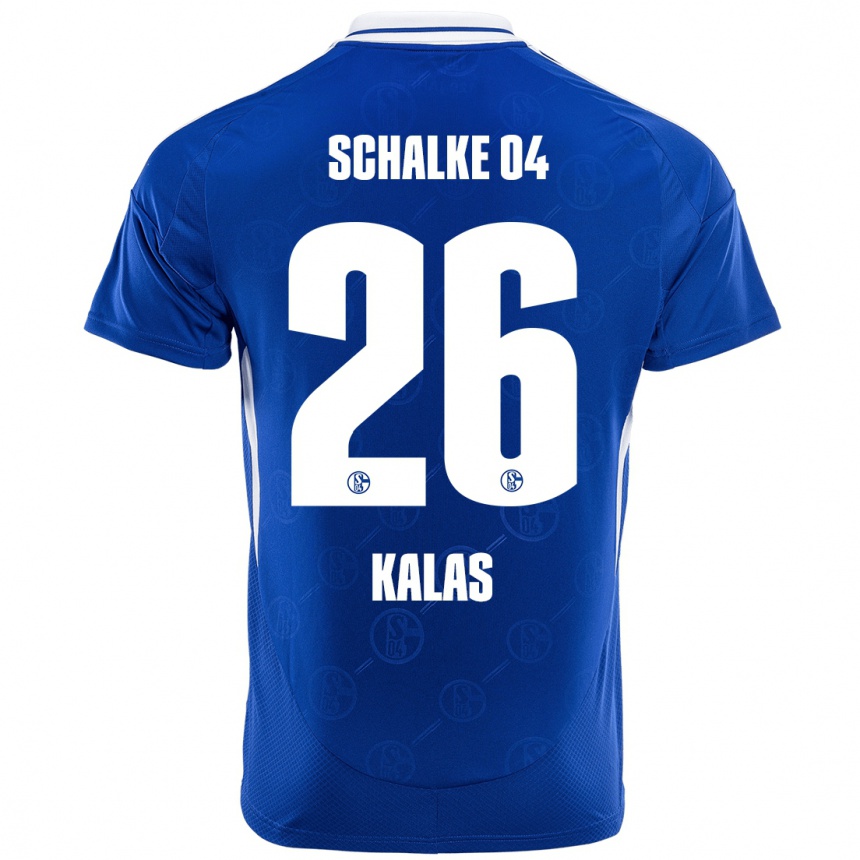 Kids Football Tomas Kalas #26 Royal Blue Home Jersey 2024/25 T-Shirt Canada