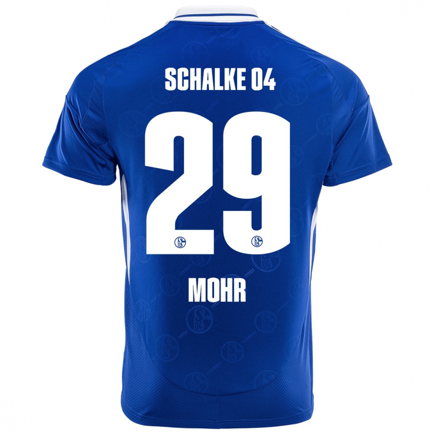 Kids Football Tobias Mohr #29 Royal Blue Home Jersey 2024/25 T-Shirt Canada