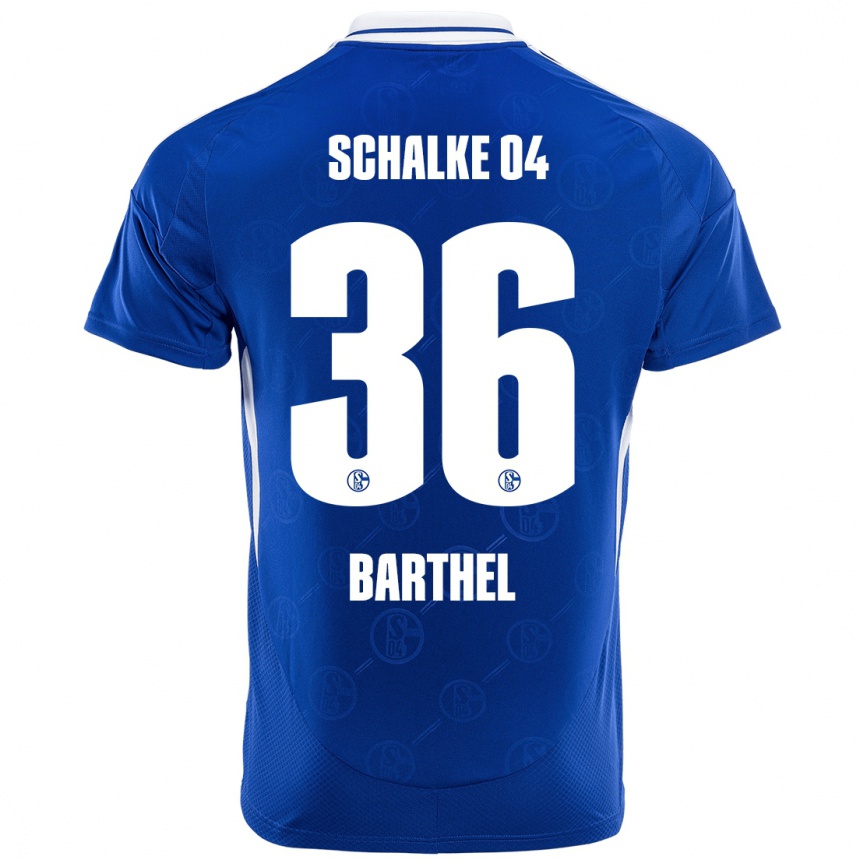 Kids Football Niklas Barthel #36 Royal Blue Home Jersey 2024/25 T-Shirt Canada