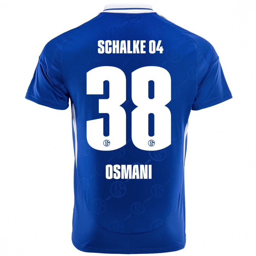 Kids Football Tristan Osmani #38 Royal Blue Home Jersey 2024/25 T-Shirt Canada