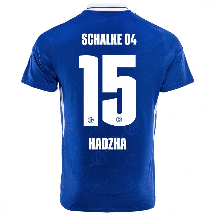 Kids Football Nedzhib Hadzha #15 Royal Blue Home Jersey 2024/25 T-Shirt Canada