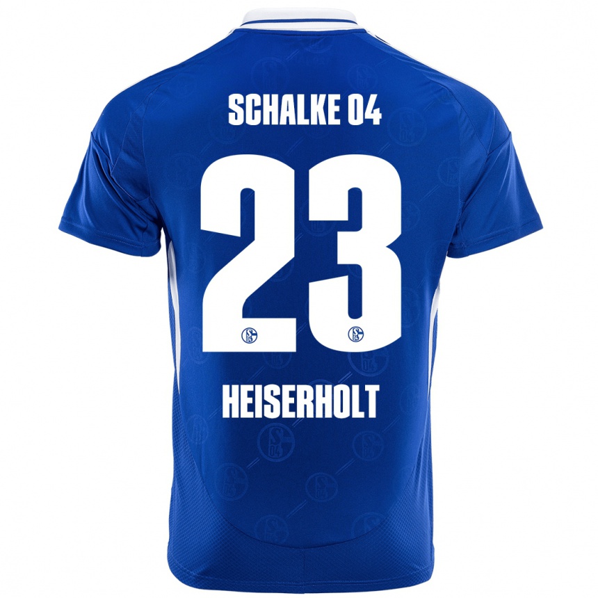 Kids Football Finn Heiserholt #23 Royal Blue Home Jersey 2024/25 T-Shirt Canada